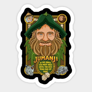 in the jungle you must wait Sticker